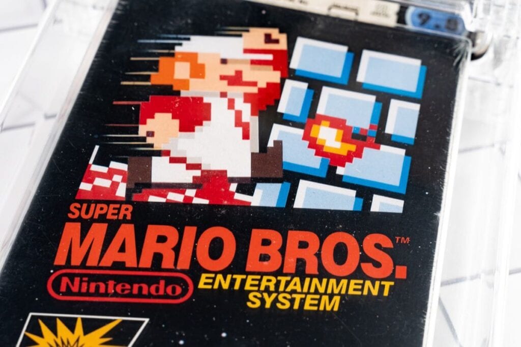 A classic Super Mario game sold for $2 million? It's a collector's world!